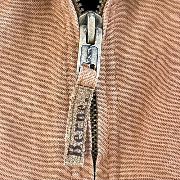 Berne Men’s Duck Canvas Lined Full Zip Detroit Style Jacket Size Medium - Picture 6 of 15